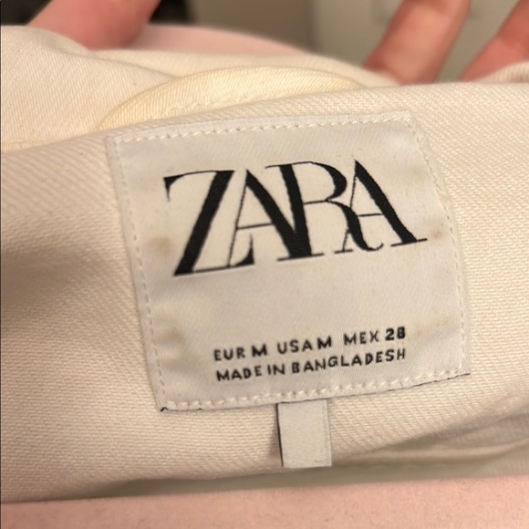 Zara Women's White Jacket - Picture 3 of 3